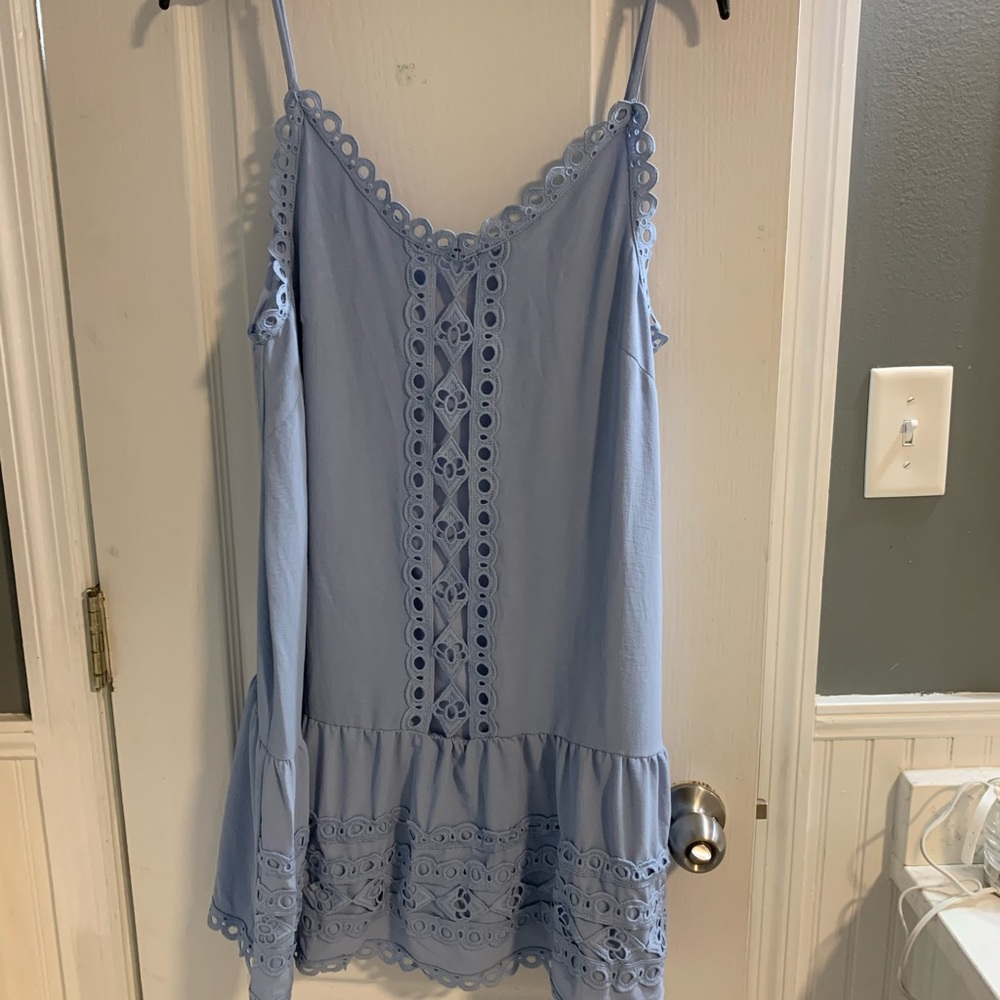 Light blue summer dress